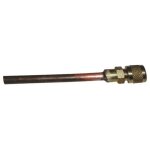 Queue de charge cuivre vanne schrader 80 pour refrigerateur samsung l14000143