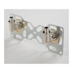 Quick plomberie - double sortie de cloison m�le � glissement pour tube per, diam. 16 mm 20 x 27 mm