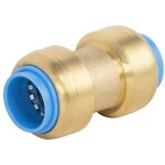 Quick plomberie raccord droit egal diam. 14 mm laiton