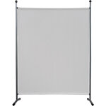 Quick - star - paravent 150 x 190 cm stoff raumteiler gro stellwand trennwand balkon sichtschutz wei ...