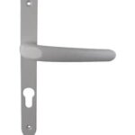 Quincadeco poign�e porte fen�tre plaque �troite saillie r�duite blanche