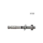 R. a. m. - jamais utilise] boite de 100 goujons chevilles ancrage ram 8x115mm pour fixation lourde - ...