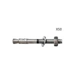 R. a. m. - jamais utilise] boite de 50 goujons chevilles ancrage ram 10x90mm pour fixation lourde - 61574 ...