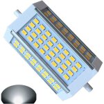 R7s led 118mm 30w dimmable ampoule daylight 6000k ac 220v 3000lm double extr�mit� type j led projecteur ...