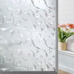 Rabbitgoo film de fentre 3d film vitrage dpoli film vitre intimit statique film dcoratif adhsif ...