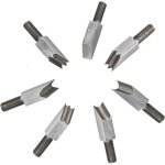 Rabot � biseau pour le travail du bois, rabot d'angle, outil de rabot � main avec 7 types de t�tes de ...