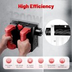 Rabot �lectrique, fraise � mur 1200w avec 26 lames vitesse 3000 r / min r�glage en hauteur 1 - 4 mm pour ...