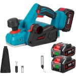 Rabot sans fil onevan 18v, largeur 82mm , profondeur 1. 5 mm, deux ports de collecte de poussi�re, livr� ...