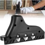 Rabot  trois angles, rabot  chanfreiner pour pltrier, 3 fers trapzodaux 52 / 0, 50 mm,