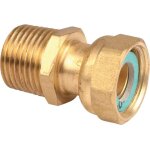 Raccord droit � visser gaz naturel ? fixation � visser ? filetage mf 1 / 2' (15x21) ? connexion s�curis�e ...