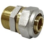 Raccords � compression multicouches droit m - 20x3 / 4'.