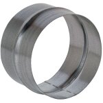 Aldes ? raccord vmc m�le en acier galvanis� diam�tre 80 mm ? connexion �tanche pour conduits ? installation ...