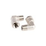 Raccord hydraulique coud� legris r 1 / 8 m�le g 1 / 8 femelle, 60 bars bars ( prix pour paquet de 3 ) ...