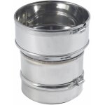 Ten - raccord inox poêle pour tubage flexible diamètre 153x180 / 186 Ten - raccord inox poêle pour tubage flexible diamètre 153x180 / 186