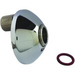 Raccord laiton chrome excentre 21 - double male