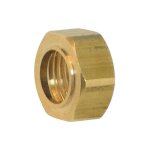 Raccord laiton ecrou  collet battu 8374g 10 - 3 / 8