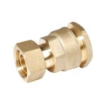 Raccord laiton - raccord écrou prisonnier laiton pour tube pe Ø25 - 1'' Raccord laiton - raccord écrou prisonnier laiton pour tube pe Ø25 - 1''