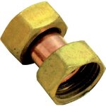 Altech - raccord en laiton  visser - ecrou tournant - femelle / femelle - 20 x 27 - sachet de 2