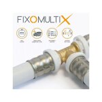 Raccord multicouche  sertir femelle crou libre 26x3, 0 - 3 / 4  (20 / 27)