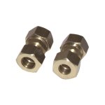 Raccord  olive droit tube 12mm x tube 10mm (x 2) - diff