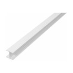 Raccord pour panneau h 25x11 - 1m pvc blanc