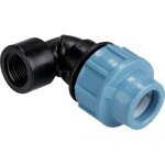 Raccord pe compression - adaptateur coud� � 90� femelle pe compression codital 20 - 3 / 4'' de codital ...