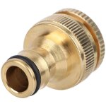 Raccord rapide laiton 3 / 4 pour tuyau d'arrosage jardin et maison