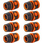 Raccord rapide pour tuyau de 1 / 2 pouce, kit de 8 raccords rapides, raccords de d�but et de fin de tuyau. ...