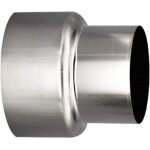 Raccord r�ducteur conduit chemin�e acier inoxydable � 80 mm ? � 60 mm ? raccordement conduits double ...