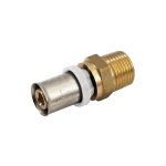 Raccord � sertir pour multicouche acopex alu diam�tre nominal 32 fixe m�le 1' (26x34) thermacome