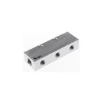 Raccord tube legris 6 sortie g 1 / 8 femelle g 1 / 4 femelle ( prix pour 1 )