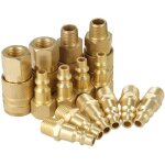 Raccord de tuyau d'air, kit de coupleur et de prise d'air � connexion rapide npt 1 / 4 po, mod�le i / ...