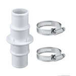 Raccord de tuyau d'aspiration pour piscine ? pour tuyaux 1 - 1 / 4  � 1 - 1 / 2  ? lot de 2 raccords ...