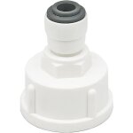 Raccord tuyau eau frigo, connecteur rapide 1 / 4  � femelle 3 / 4 , double joint, connexion facile et ...