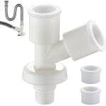 Raccord de tuyau de vidange, raccord de tuyau de machine � laver, adaptateur de raccordement de plomberie ...