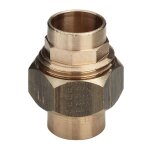 Viega - raccord de tuyau 104399 22 mm, bronze � canon, joint conique