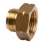 Raccord interm�diaire � visser - 1 pi�ce - sp�cial gaz butane et propane
