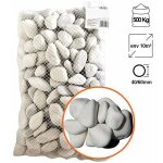 Galet marbre blanc pur big bag 500 kg calibre 24 - 40 mm racine f - pai047 - 24 - 40 / bb500 Galet marbre blanc pur big bag 500 kg calibre 24 - 40 mm racine f - pai047 - 24 - 40 / bb500