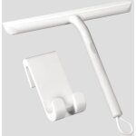 Raclette douche, raclette de douche nettoyage sans traces pour porte en verre, raclette salle de bain ...