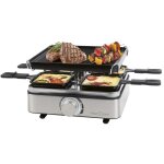Raclette grill 4 personnes acier inoxydable proficook pc - rg1301 - inox