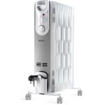 Radiateur bain d'huile orso 2500 - blanc - 2500w - supra