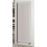 Radiateur d�coratif vertical eau chaude piano 2 blanc 1820x568x46mm - 1557w - raccordement hydraulique ...