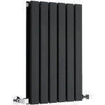 Hudson reed - radiateur design horizontal noir delta 63. 5cm x 42cm x 5cm 573 watts