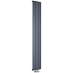 Hudson reed - radiateur design vertical aluminium ? anthracite ? 180 x 28cm ? aurora Hudson reed - radiateur design vertical aluminium ? anthracite ? 180 x 28cm ? aurora