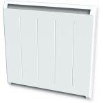 Radiateur lectrique lcd cramique + film blanc 1000w indiana