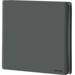 Radiateur �lectrique lcd c�ramique + film gris blanc 1000w dakota