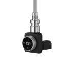 Radiateur �lectrique pour radiateur de salle de bain premio 200 w noir avec cache luxrad