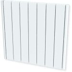 Radiateur à inertie carrera - 1500w - pierre naturelle - horizontal et plat - blanc Radiateur à inertie carrera - 1500w - pierre naturelle - horizontal et plat - blanc