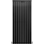 Monster - shop - radiateur plat mural 160 x 70 cm noir mat pour salle de bain, cuisine, maison moderne ...