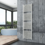 Bernstein - radiateur s�che - serviettes design de salle de bain en laiton - blanc - r18w - connexion ...